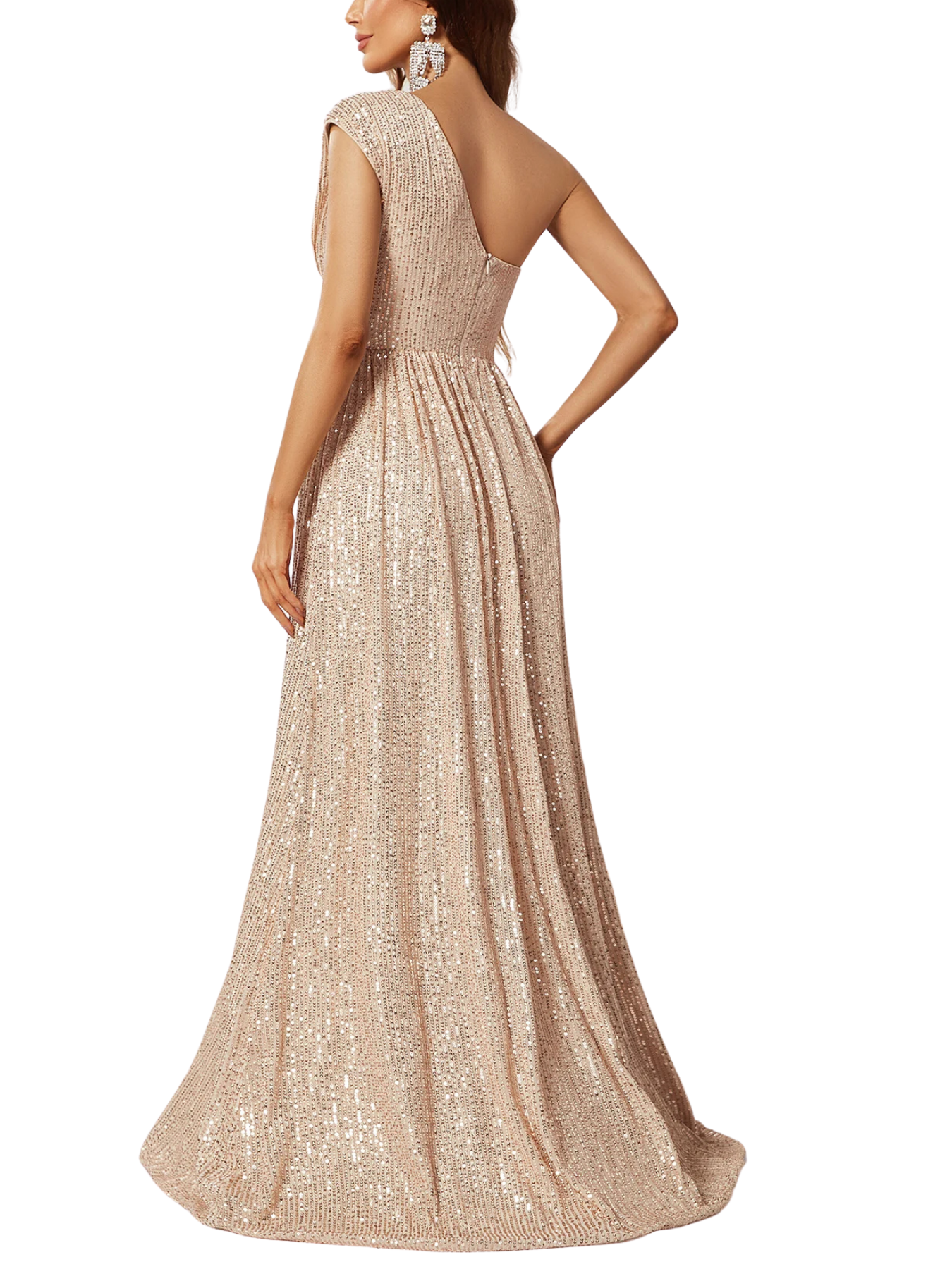 Vestido de Um Ombro