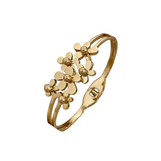 Pulseira Flores Elegante