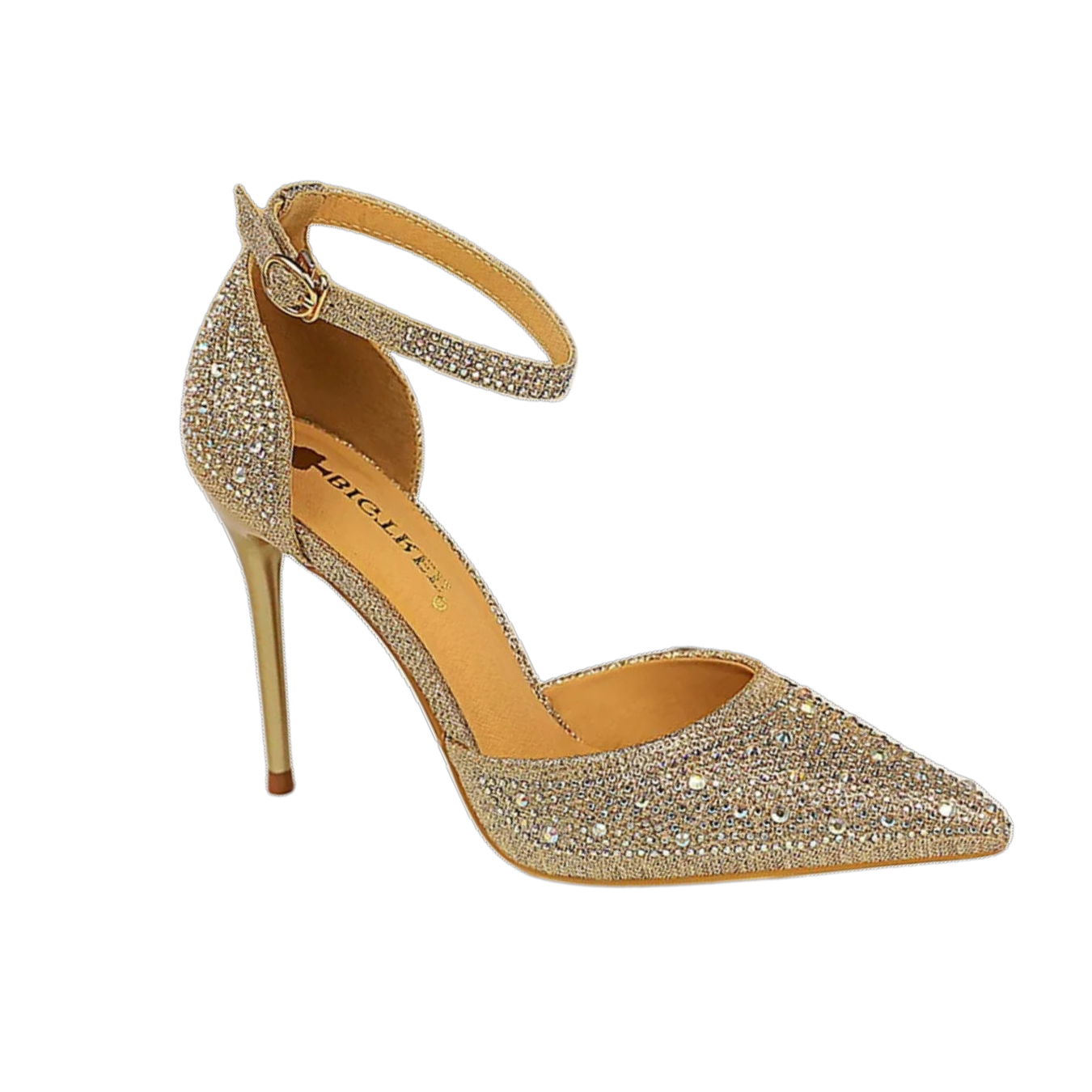 Scarpins com Strass Brilhante